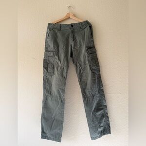Tommy Hilfiger Olive Cargo Pants with Utility Pockets